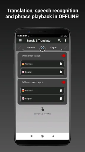 Zrzuty ekranu Offline translator S&T