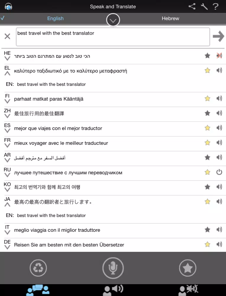 Translator Speak and Translate PRO iPad  স্ক্রিনশট