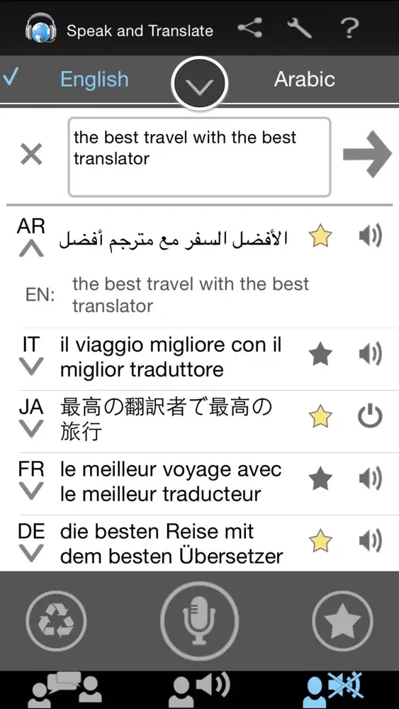 Translator Speak and Translate PRO 스크린샷