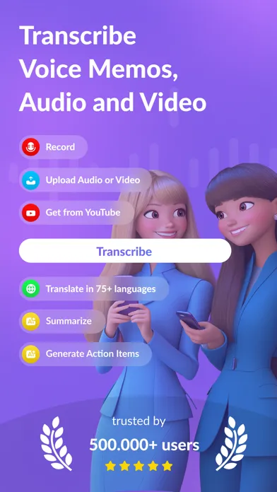 AI Transcriber: Speech to Text Ekran Görüntüleri