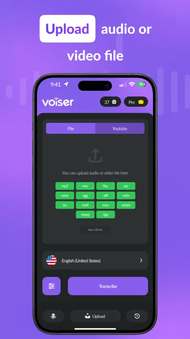 AI Transcriber: Speech to Text Ekran Görüntüleri