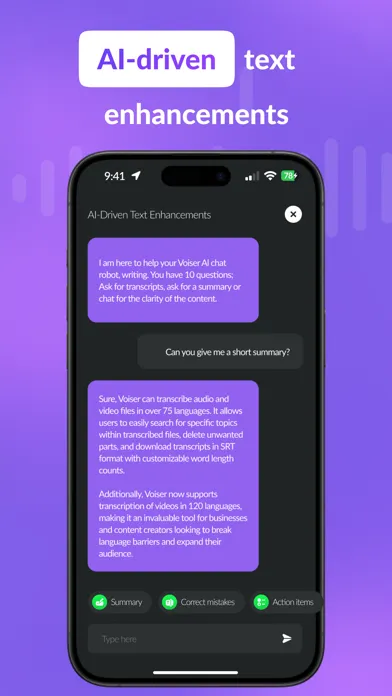 AI Transcriber: Speech to Text Ekran Görüntüleri