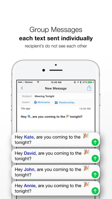 ภาพหน้าจอของ Reach: Fast SMS Text and Email
