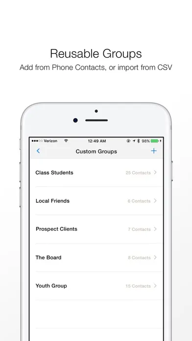 ภาพหน้าจอของ Reach: Fast SMS Text and Email