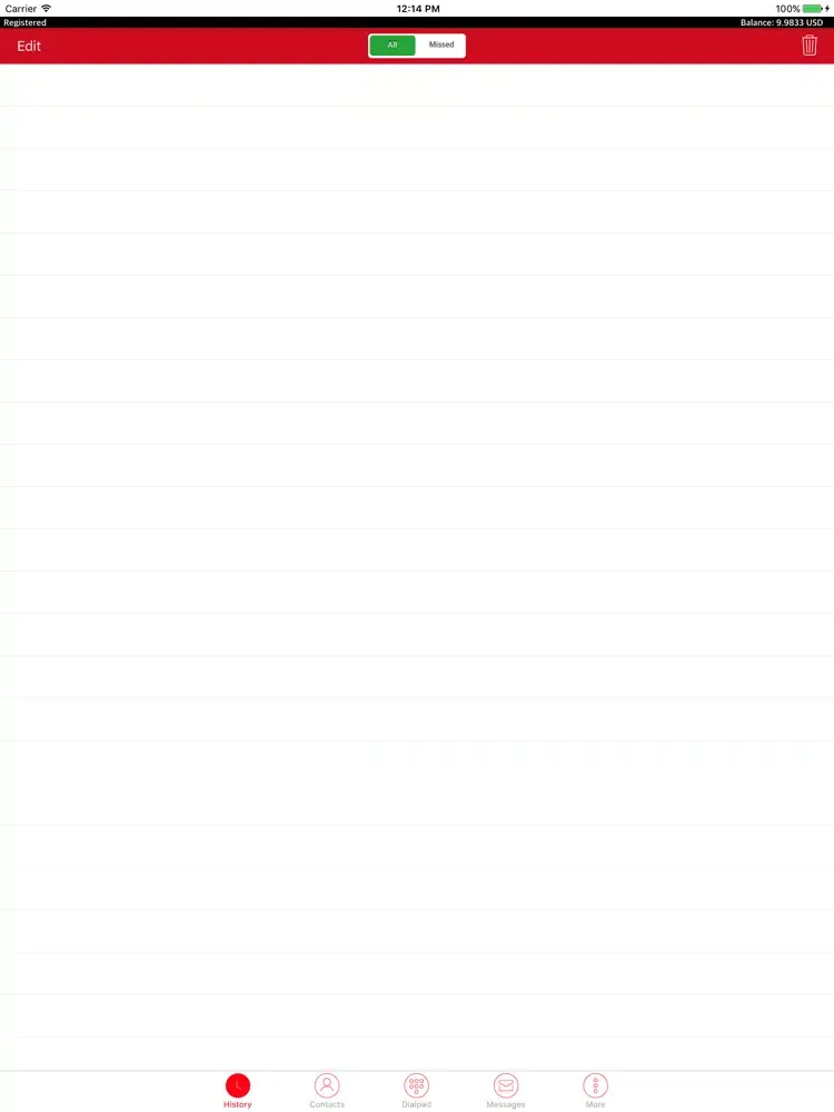 Screenshot di Milo Dialer iPad 