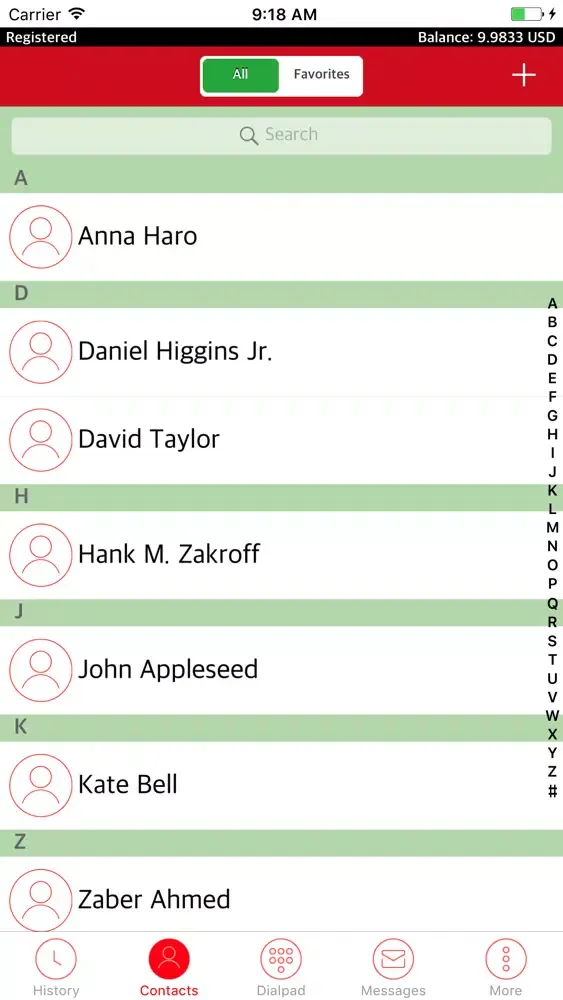 Screenshot di Milo Dialer