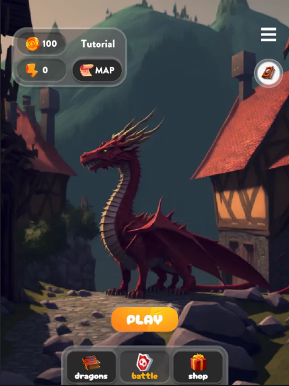 ภาพหน้าจอของ Dragonfire Chronicles iPad 