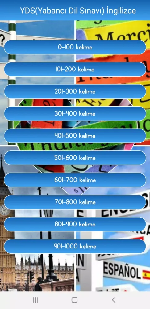 YDS İngilizce 1000 kelime ve Ç स्क्रीनशॉट
