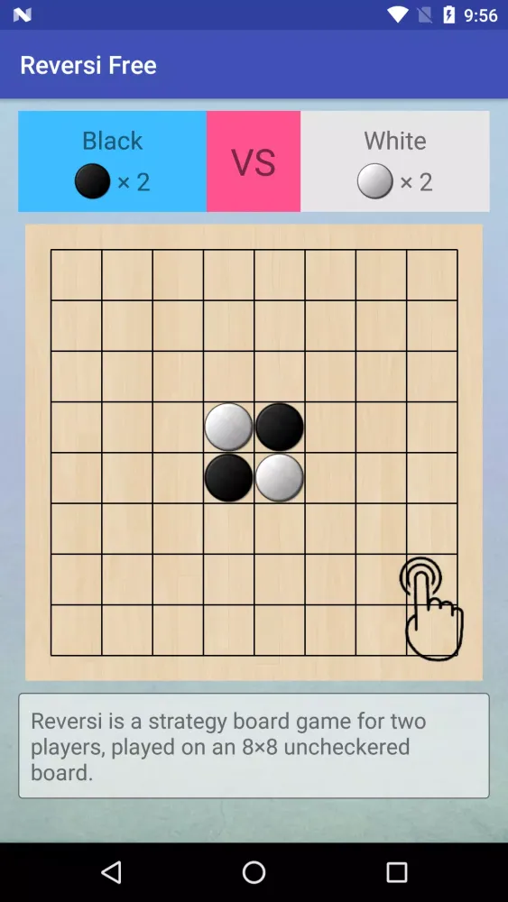 Captures d'écran de Reversi