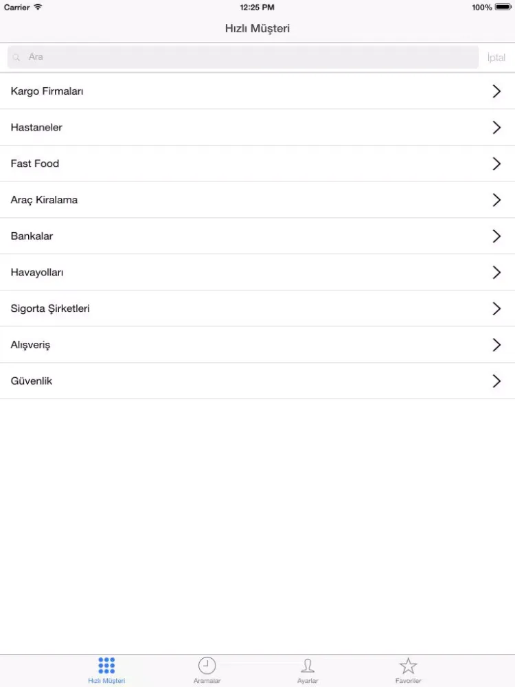 Hızlı Müşteri iPad  স্ক্রিনশট