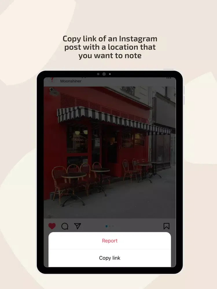 Where To - Save IG Locations iPad  스크린샷