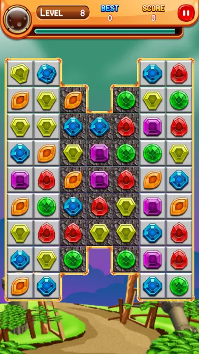 Tangkapan layar Atlantis Jewels Match