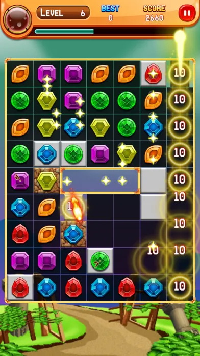 Tangkapan layar Atlantis Jewels Match