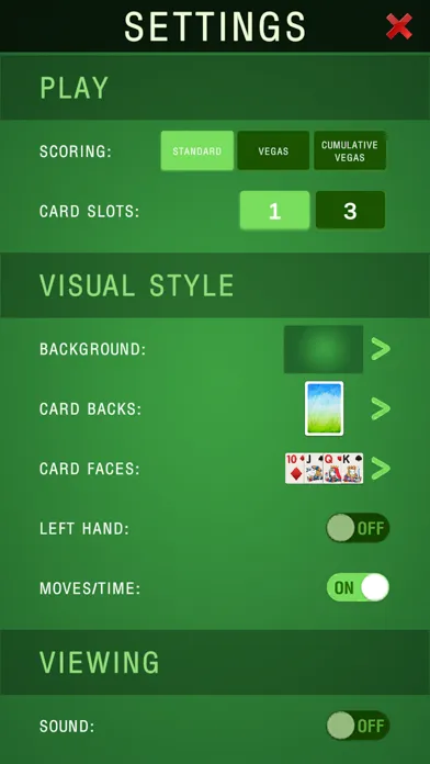 Screenshot di Solitaire Scenery