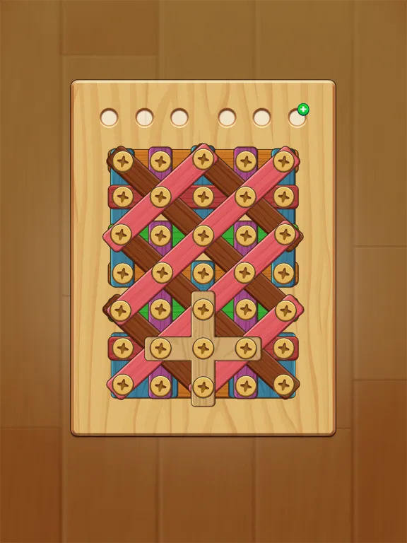 Wood Nuts - Bolts Screw Puzzle iPad  Screenshots