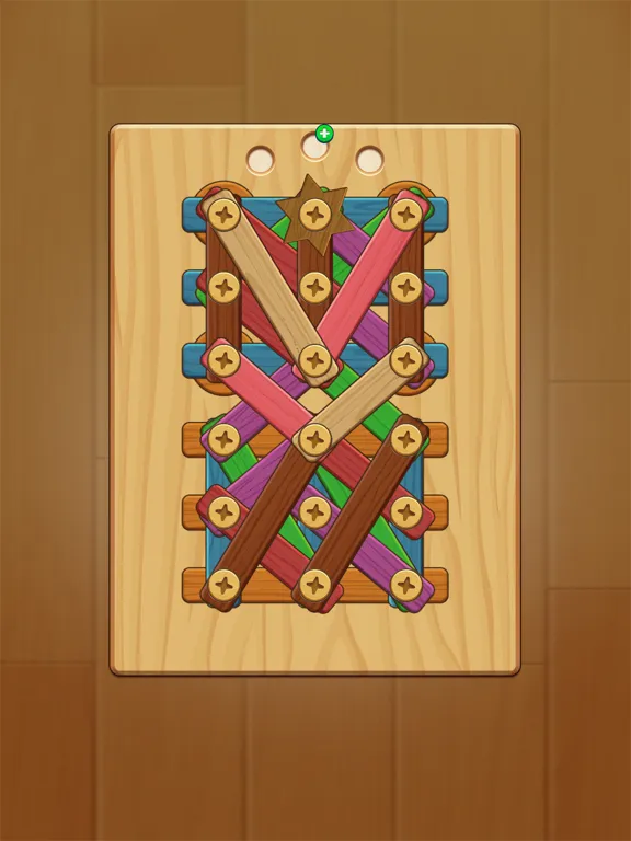 Wood Nuts - Bolts Screw Puzzle iPad  Screenshots