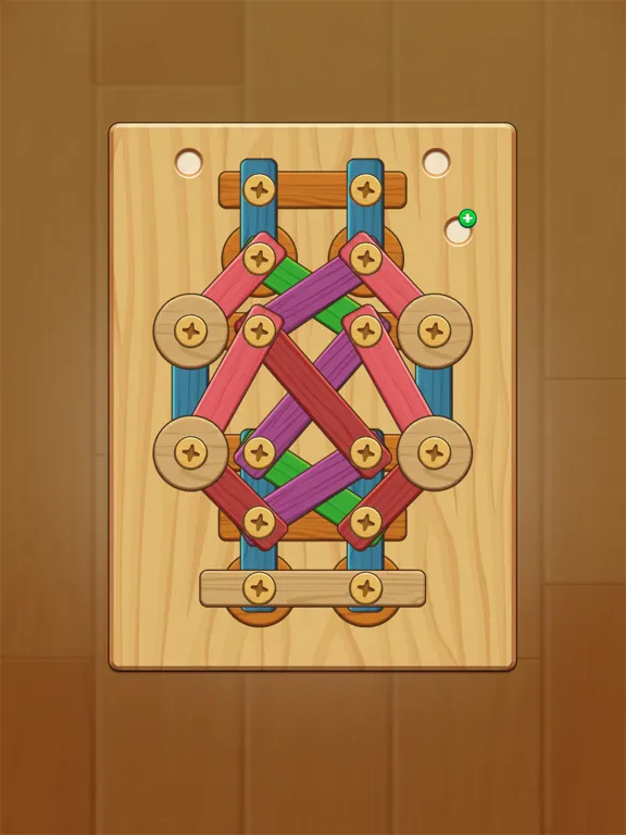 Wood Nuts - Bolts Screw Puzzle iPad  Screenshots