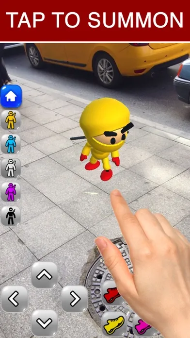 Tangkapan layar Ninja Kid AR: Augmented Action