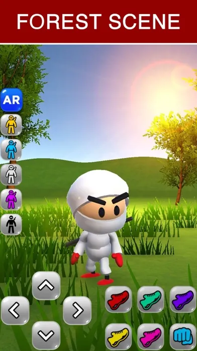Tangkapan layar Ninja Kid AR: Augmented Action