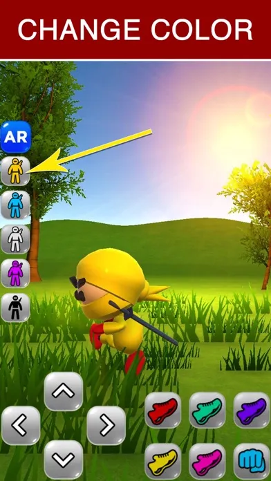 Tangkapan layar Ninja Kid AR: Augmented Action
