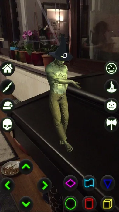 Ảnh chụp màn hình của Green Alien Zombie Dance AR
