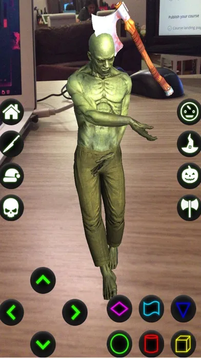 Ảnh chụp màn hình của Green Alien Zombie Dance AR