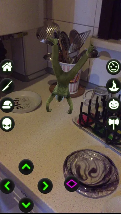 Ảnh chụp màn hình của Green Alien Zombie Dance AR