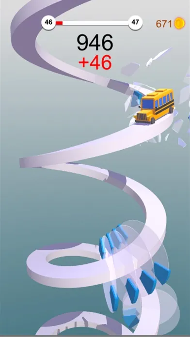 Zrzuty ekranu Twisty Break 3D - Car Run Down