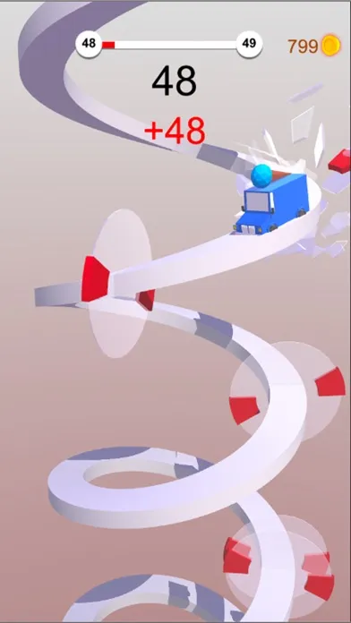 Zrzuty ekranu Twisty Break 3D - Car Run Down
