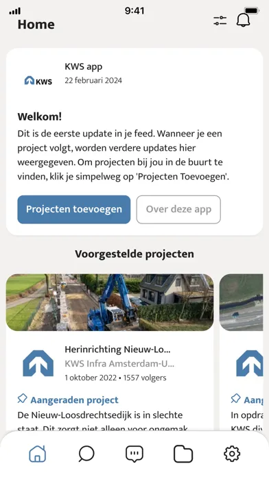 KWS app Screenshots
