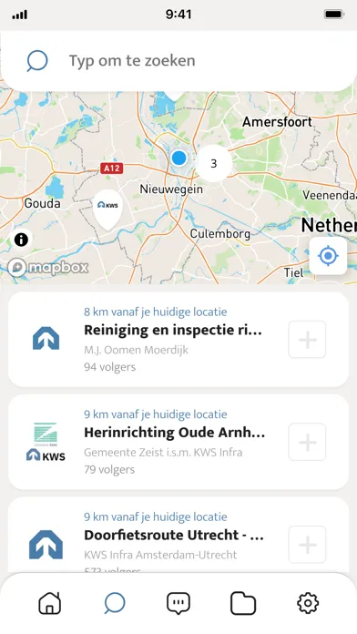 KWS app Screenshots