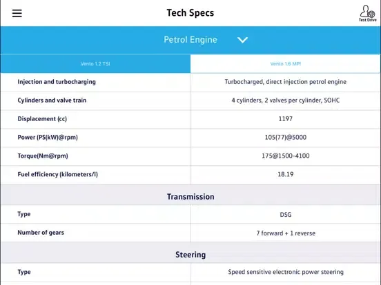 Vento iPad 應用截圖