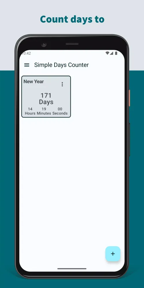 Zrzuty ekranu Simple Days Counter