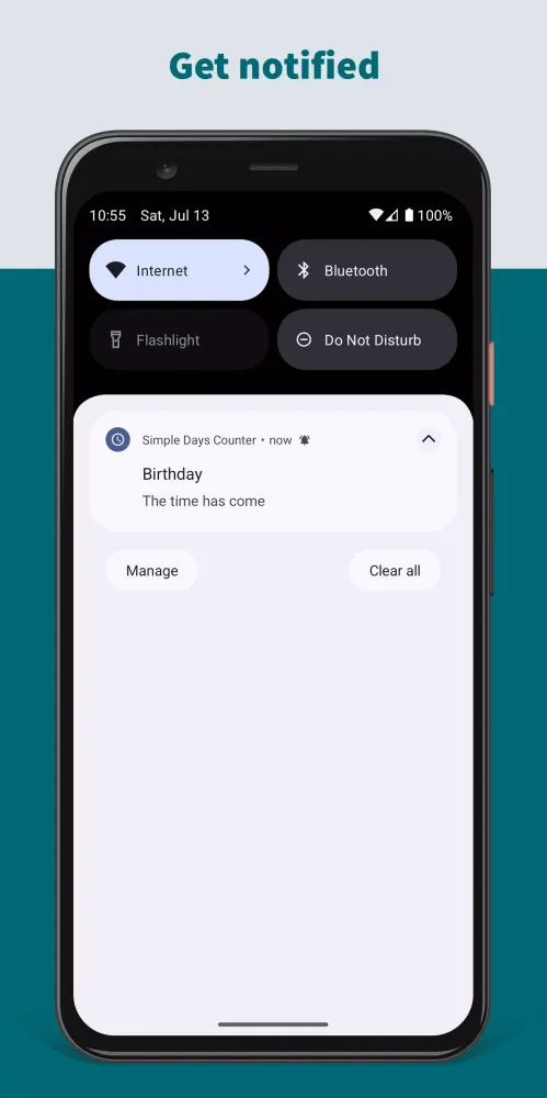 Zrzuty ekranu Simple Days Counter
