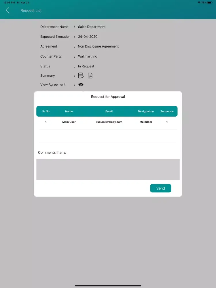 Volody CLM iPad  Screenshots