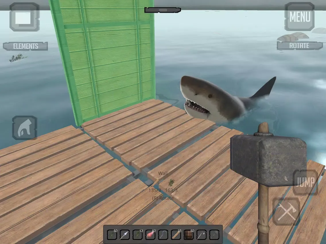 RAFT ISLAND SHARK SURVIVAL iPad  스크린샷