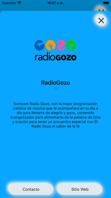 ภาพหน้าจอของ RadioGozo