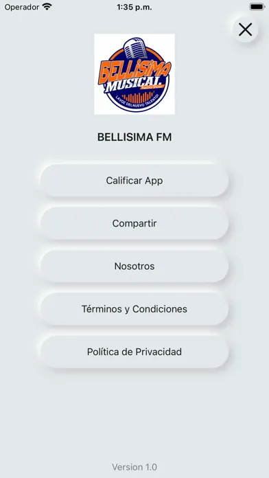 Скриншоты BELLISIMA FM