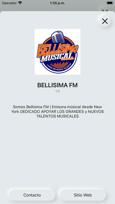 Скриншоты BELLISIMA FM