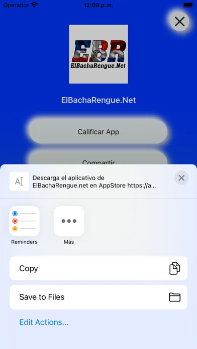 ภาพหน้าจอของ ElBachaRengue.Net