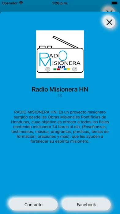 Radio Misionera HN Screenshots
