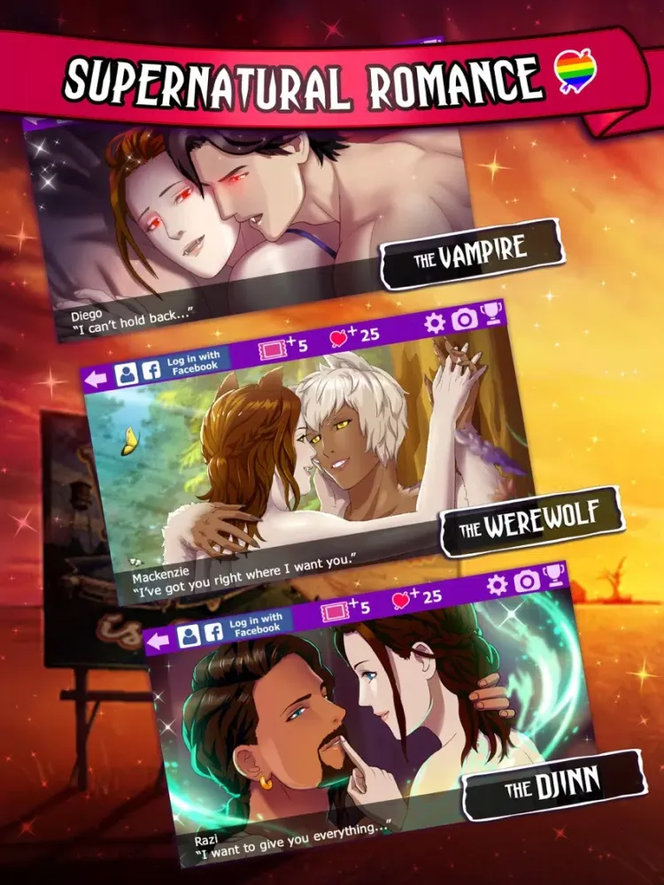 Ảnh chụp màn hình của Lovestruck Choose Your Romance iPad 
