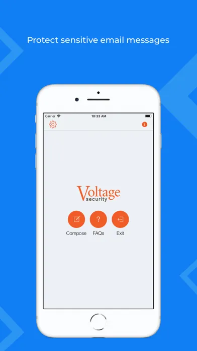 Screenshot di Voltage Mail