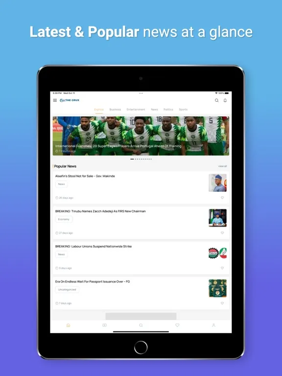Скриншоты The Crux iPad 