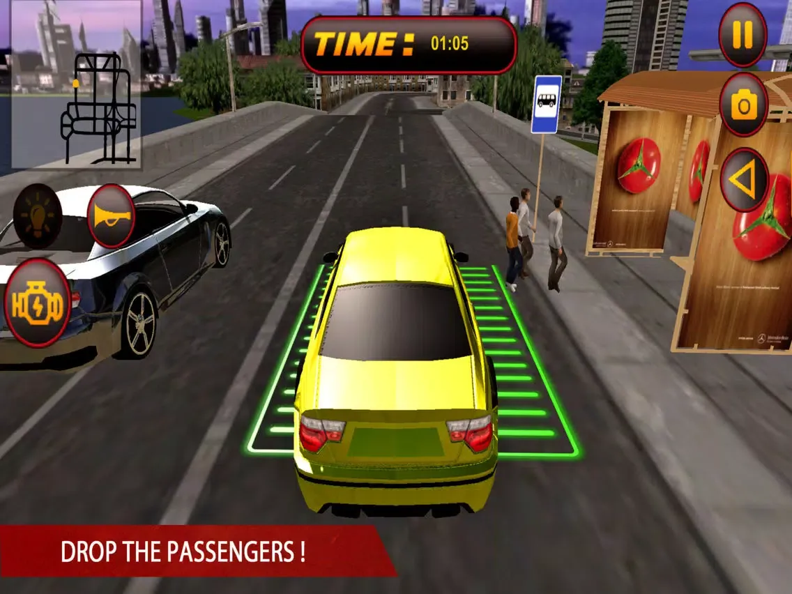 Tangkapan layar Expert City Taxi Driver 2018 iPad 