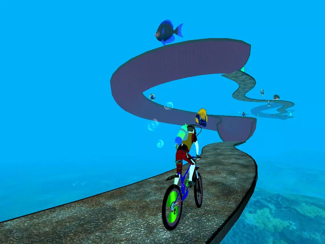 Underwater Crazy Bicycle Race iPad  স্ক্রিনশট