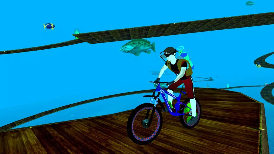 Underwater Crazy Bicycle Race স্ক্রিনশট