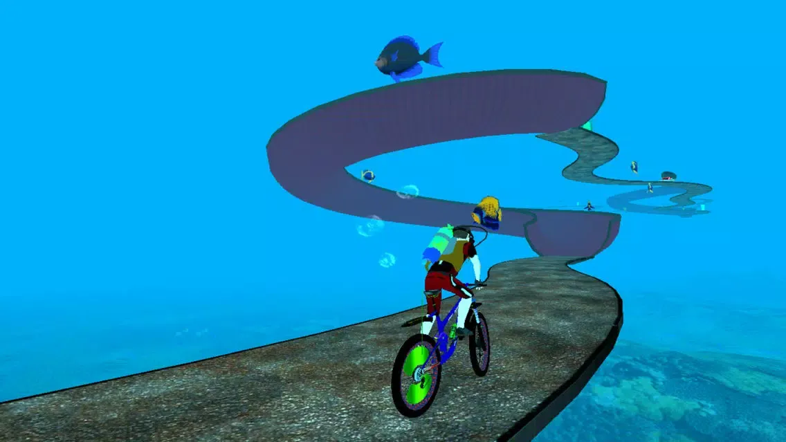 Underwater Crazy Bicycle Race স্ক্রিনশট