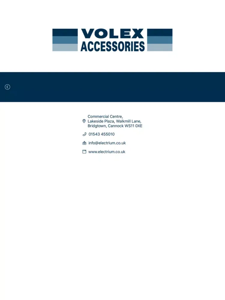 Volex Accessories & Appleby Catalogue iPad  स्क्रीनशॉट