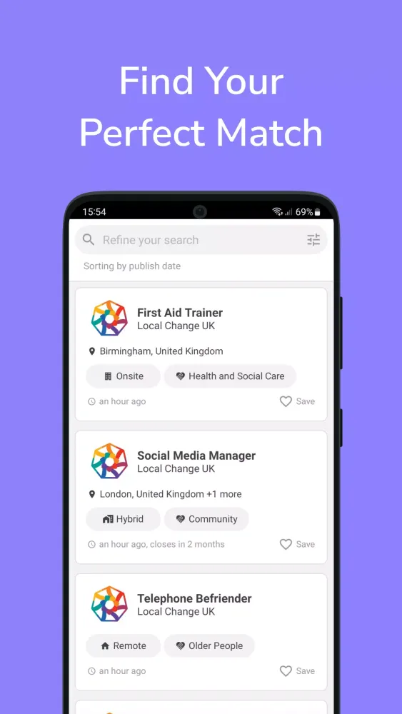 Screenshot di Volunteer App - Volunteero